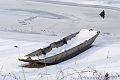 Barque enneigee